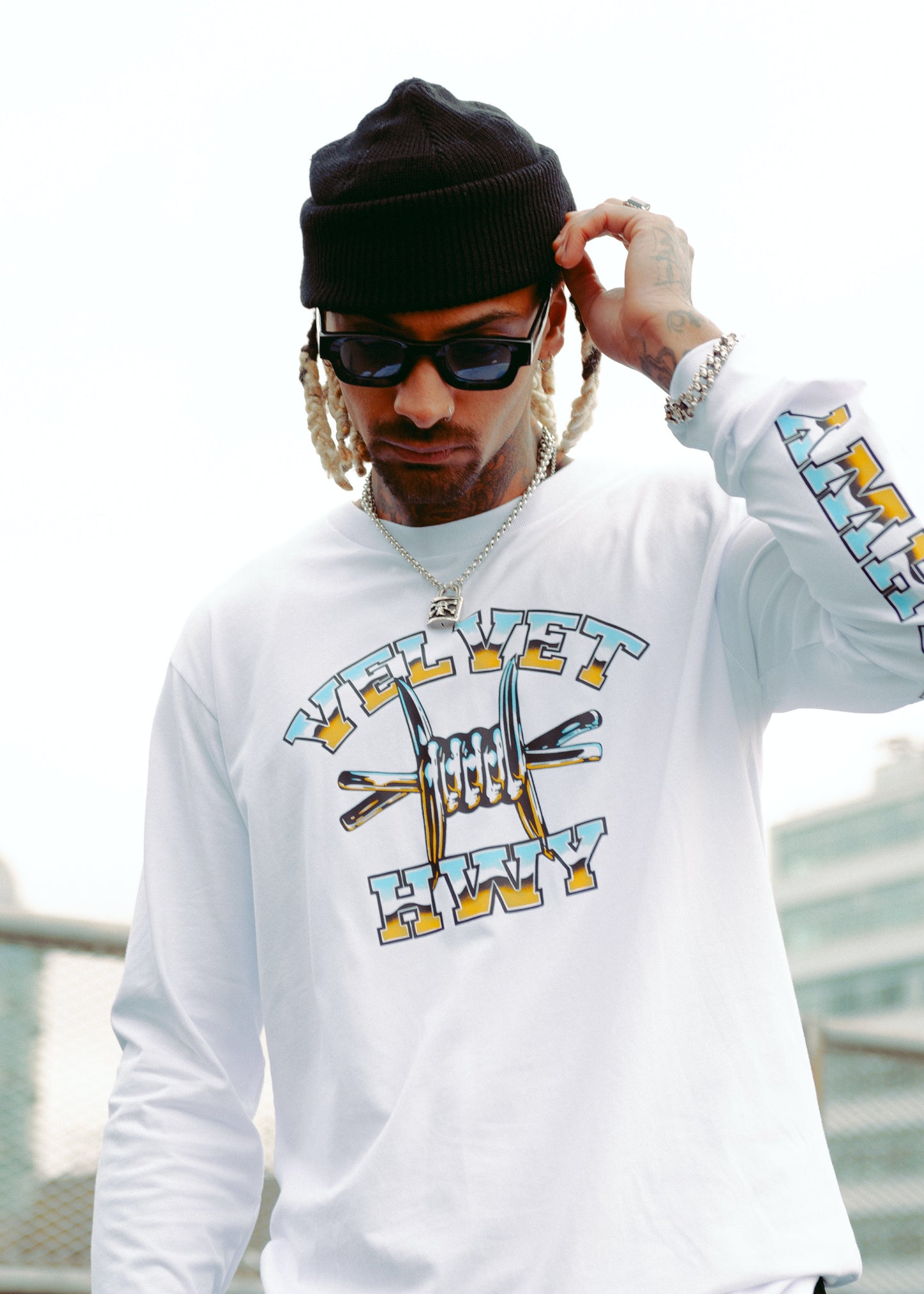 Chrome Long Sleeved Tee